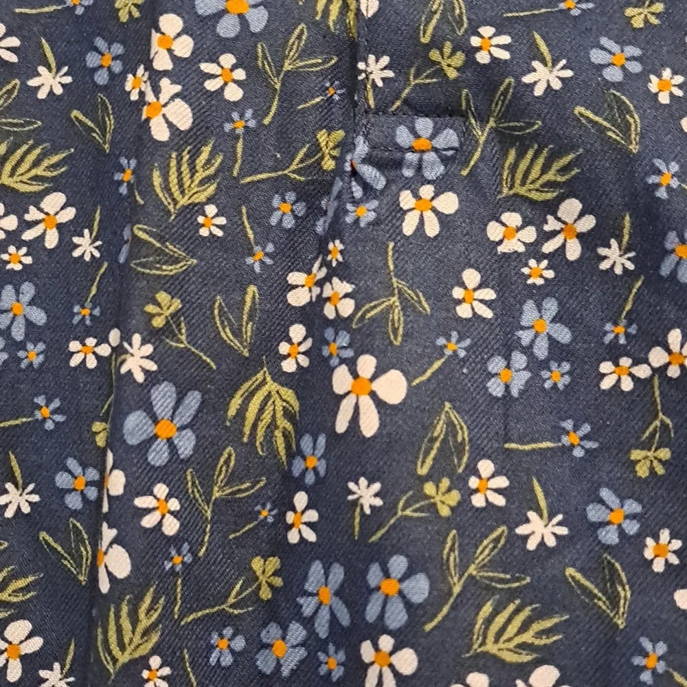 3pc Carter's Floral Blue Tunic, Lavender Leggings, White Onesie, 18 Mos